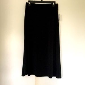 Sagharbor petite black midi skirt